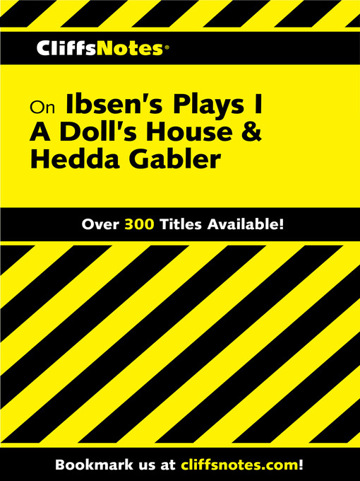 Title details for CliffsNotes on Ibsen's A Doll's House & Hedda Gabler by Marianne Sturman - Available